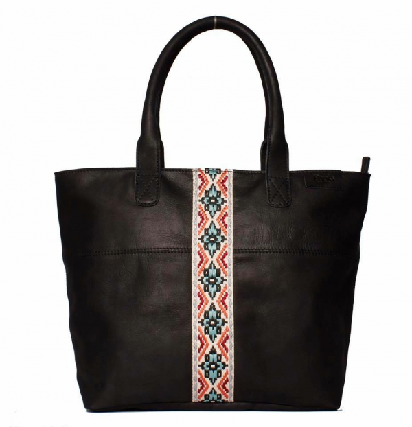 Afrikana Tote Leather Bag